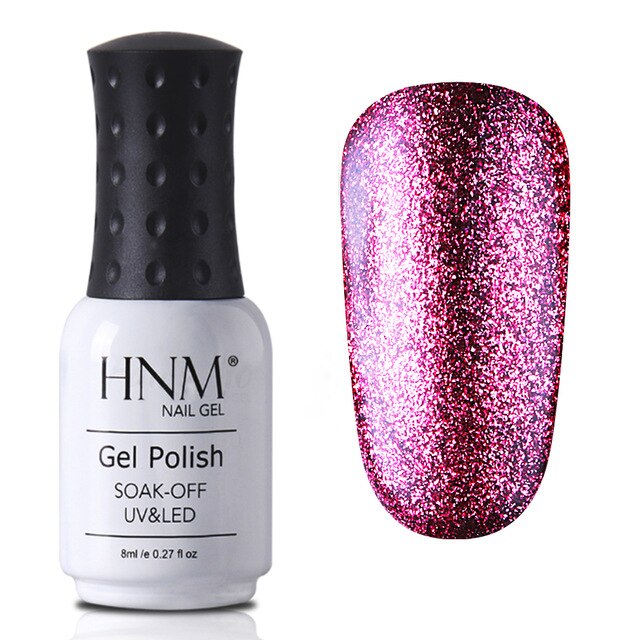 HNM Glitter Bling Gel Nail Polish Soak Off