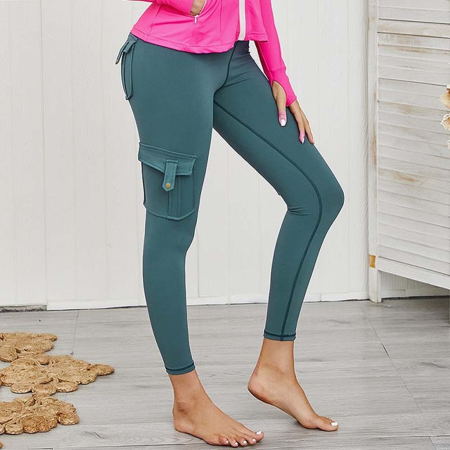 NORMOV Pocket Women Leggings High Waist