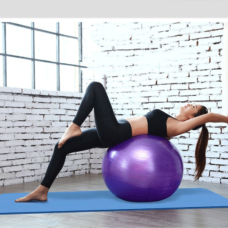Sports Yoga Balls Pilates Fitness Gym Balance Exercise with Pump