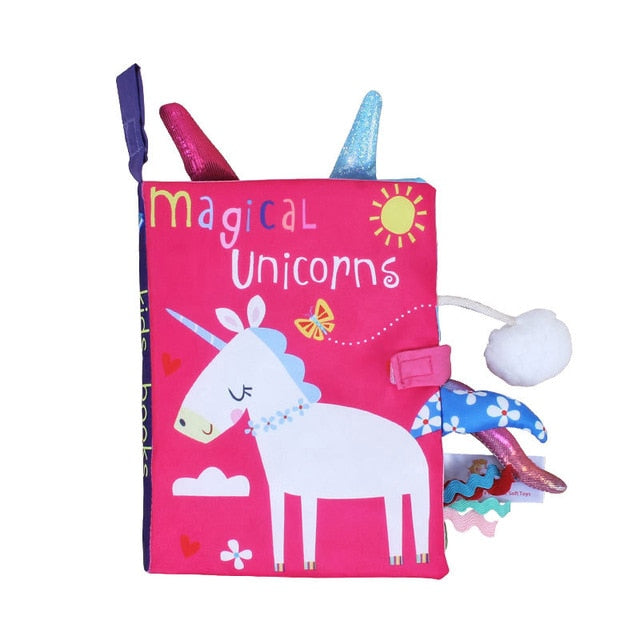 Kidsbooks Baby Early Learning Tearing Tail Cloth Book Parent-child Interactive Sound