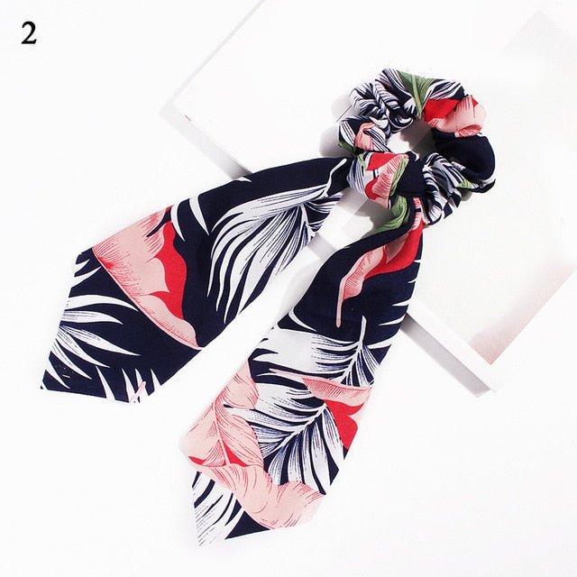 Ponytail Bow Ties Scrunchies