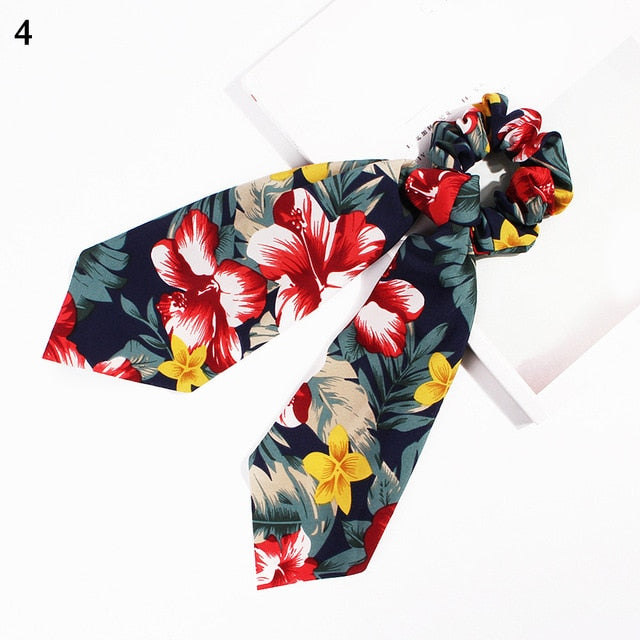 Ponytail Bow Ties Scrunchies
