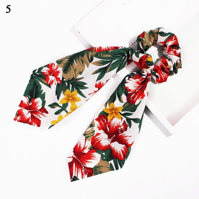 Ponytail Bow Ties Scrunchies