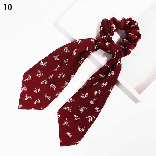 Ponytail Bow Ties Scrunchies