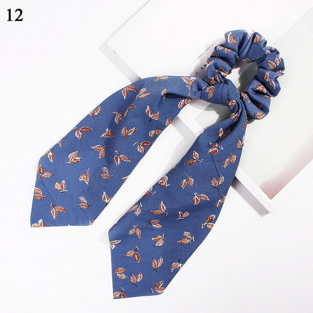Ponytail Bow Ties Scrunchies