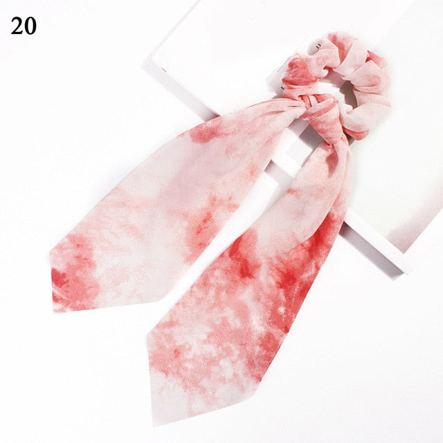 Ponytail Bow Ties Scrunchies