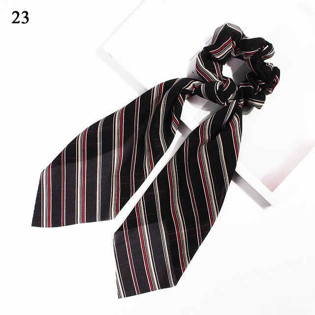 Ponytail Bow Ties Scrunchies