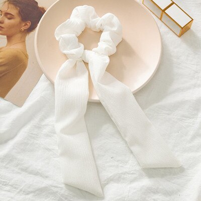 Ponytail Bow Ties Scrunchies