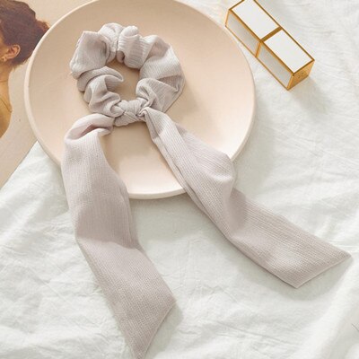 Ponytail Bow Ties Scrunchies