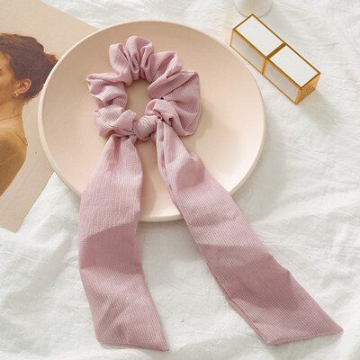 Ponytail Bow Ties Scrunchies