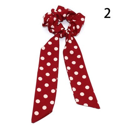 Ponytail Bow Ties Scrunchies