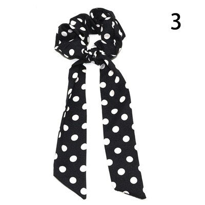 Ponytail Bow Ties Scrunchies