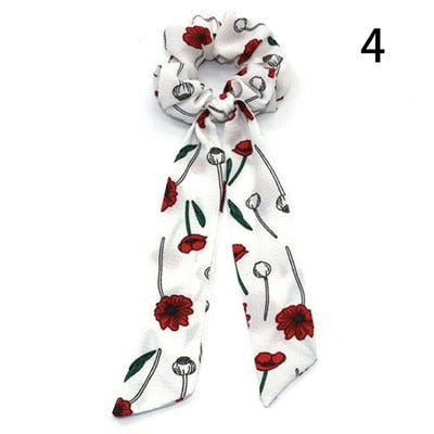 Ponytail Bow Ties Scrunchies