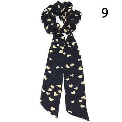 Ponytail Bow Ties Scrunchies