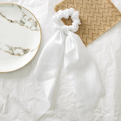Ponytail Bow Ties Scrunchies