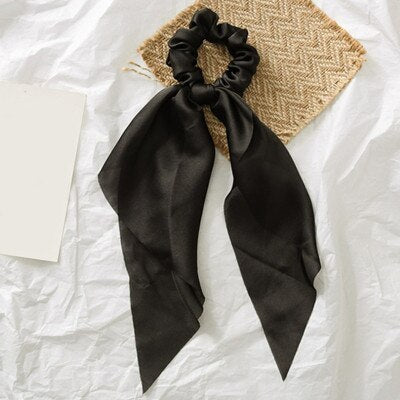 Ponytail Bow Ties Scrunchies