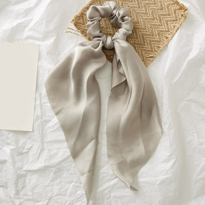 Ponytail Bow Ties Scrunchies