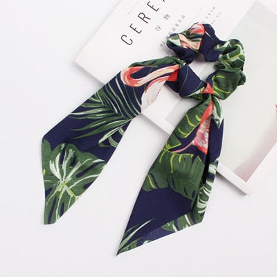 Ponytail Bow Ties Scrunchies