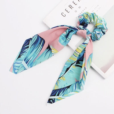 Ponytail Bow Ties Scrunchies