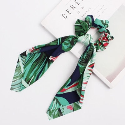Ponytail Bow Ties Scrunchies