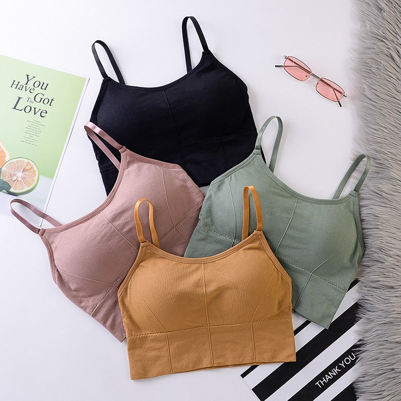 Women Breathable Sports Bra Anti-sweat Shockproof Padded