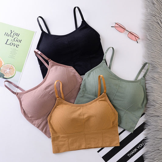 Women Breathable Sports Bra Anti-sweat Shockproof Padded