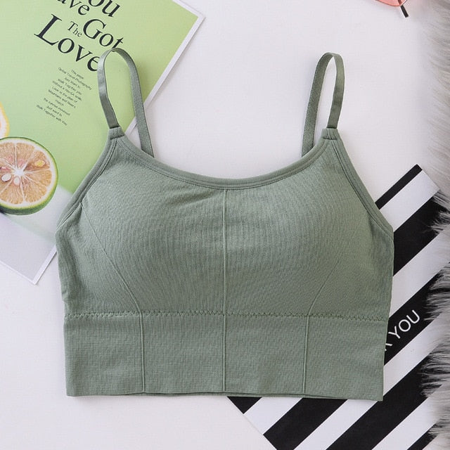 Women Breathable Sports Bra Anti-sweat Shockproof Padded