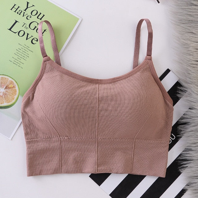 Women Breathable Sports Bra Anti-sweat Shockproof Padded