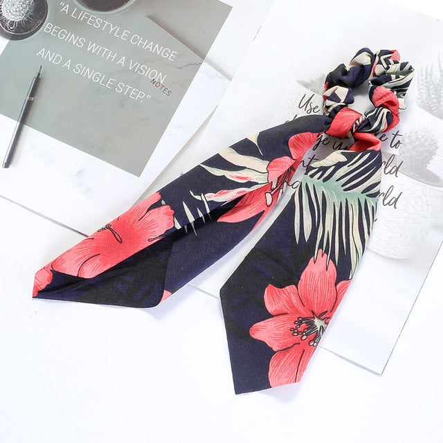 Scarf Bow Scrunchies