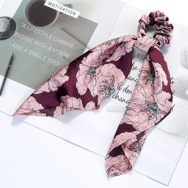 Scarf Bow Scrunchies