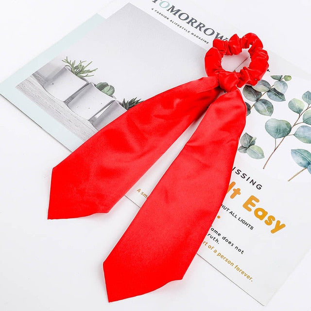 Scarf Bow Scrunchies