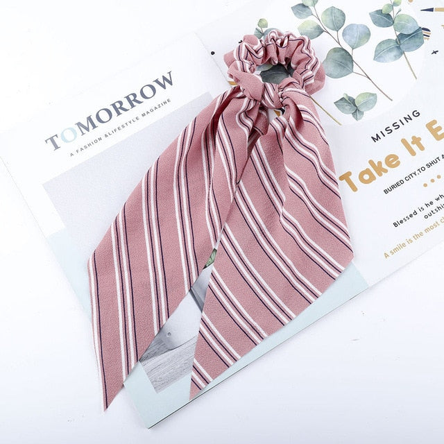 Scarf Bow Scrunchies