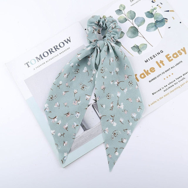 Scarf Bow Scrunchies