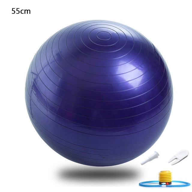 Yoga Fitness Balls Pilates Exercise Training Massage With Pump