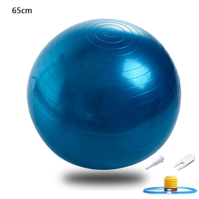 Yoga Fitness Balls Pilates Exercise Training Massage With Pump