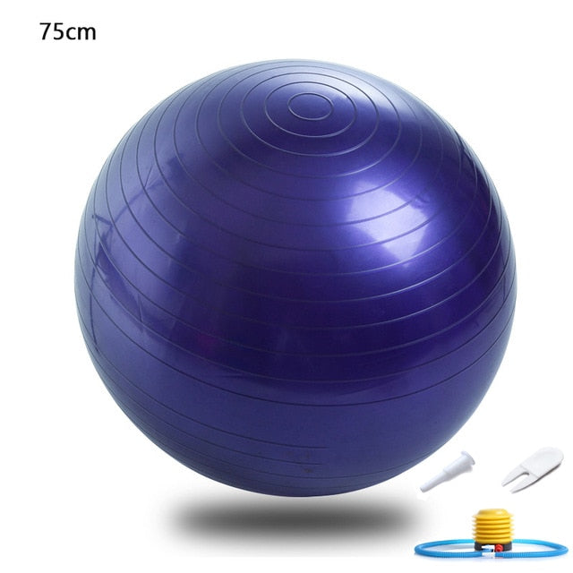 Yoga Fitness Balls Pilates Exercise Training Massage With Pump