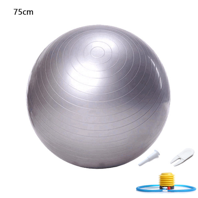 Yoga Fitness Balls Pilates Exercise Training Massage With Pump