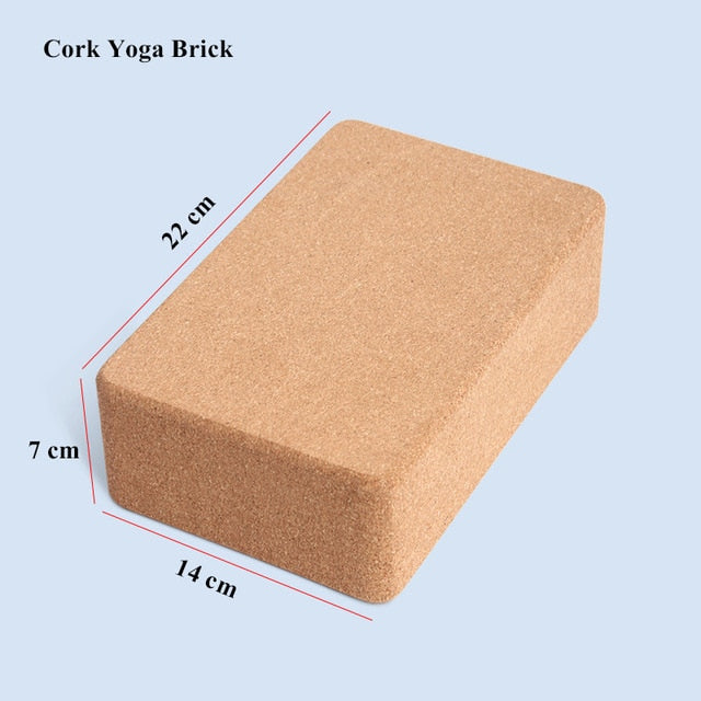 72 *24 inch Natural Cork TPE Yoga Mat Non-slip