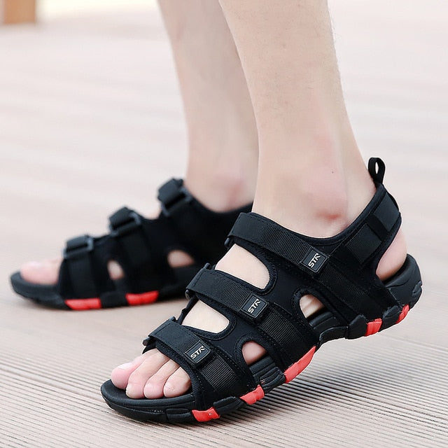 Summer Men Sandals Hook &loop Men's Summer Shoes