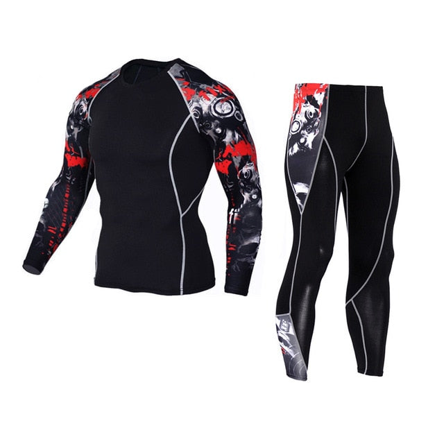 Winter Thermal Underwear Set Men's