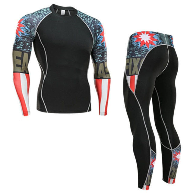 Winter Thermal Underwear Set Men's