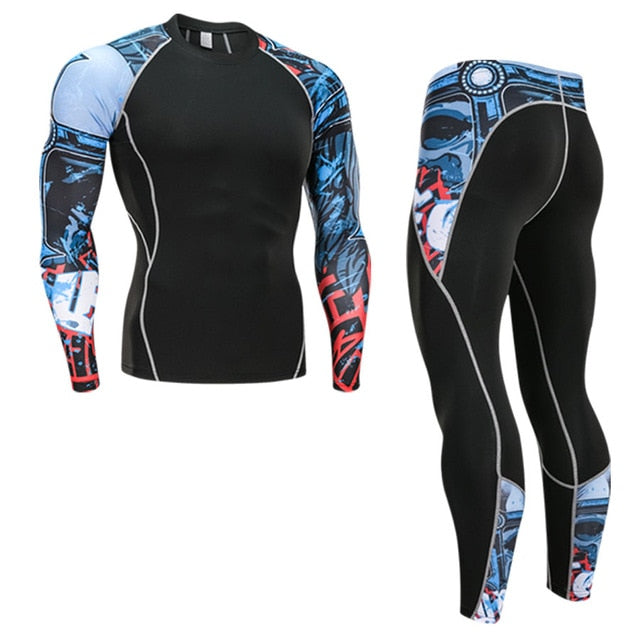 Winter Thermal Underwear Set Men's