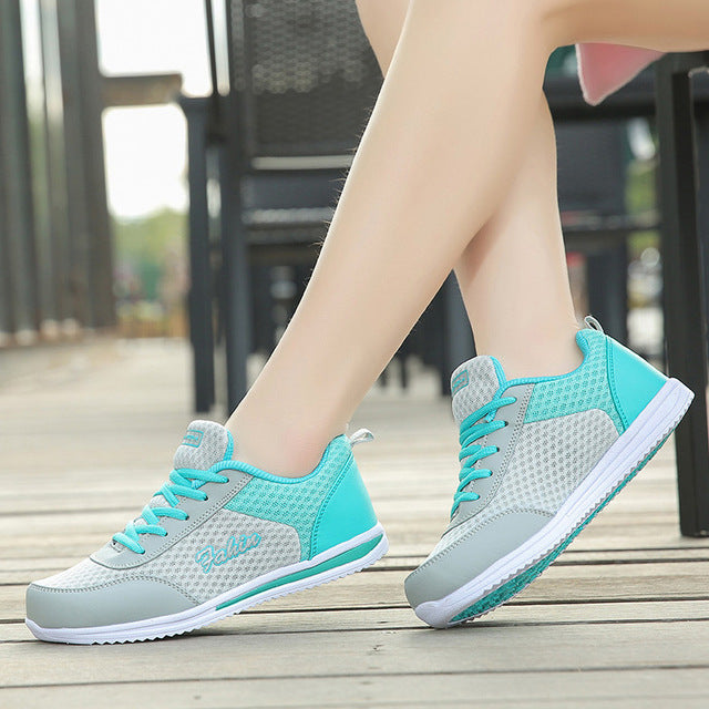 Women Shoes Summer White Sneakers Basket Femme Super Light Vulcanized Shoes