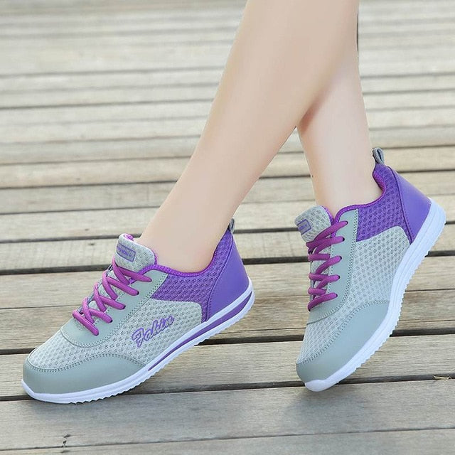 Women Shoes Summer White Sneakers Basket Femme Super Light Vulcanized Shoes
