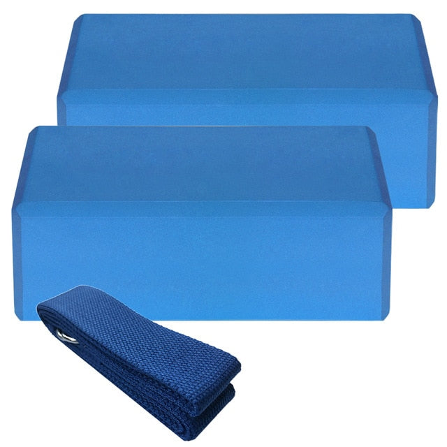 Yoga Block Cork Sport Home Gym Exercise Wood