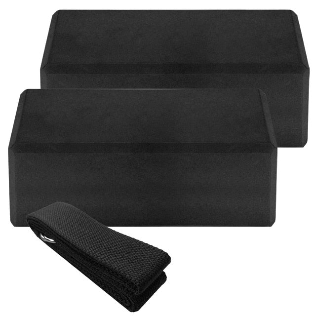 Yoga Block Cork Sport Home Gym Exercise Wood