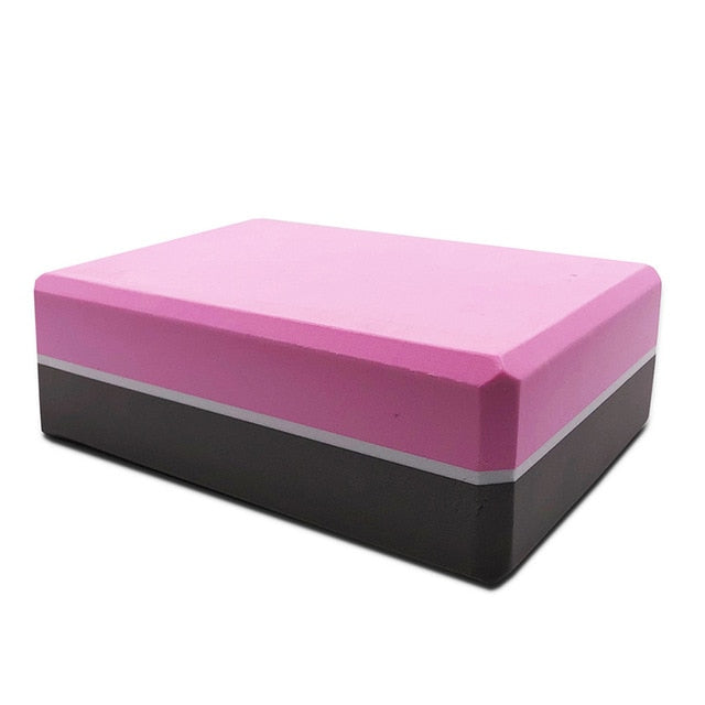 Yoga Block Brick Sports Exercise Gym Foam Workout Stretching Aid