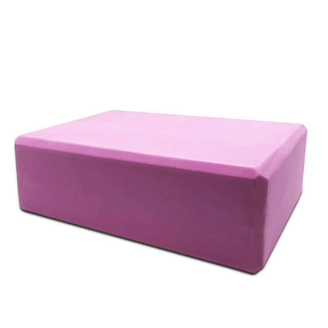 Yoga Block Brick Sports Exercise Gym Foam Workout Stretching Aid