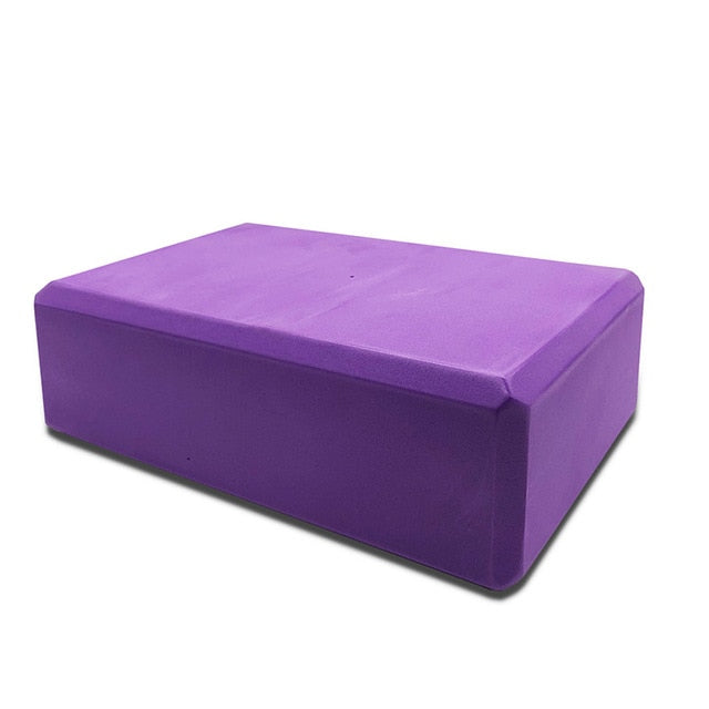 Yoga Block Brick Sports Exercise Gym Foam Workout Stretching Aid