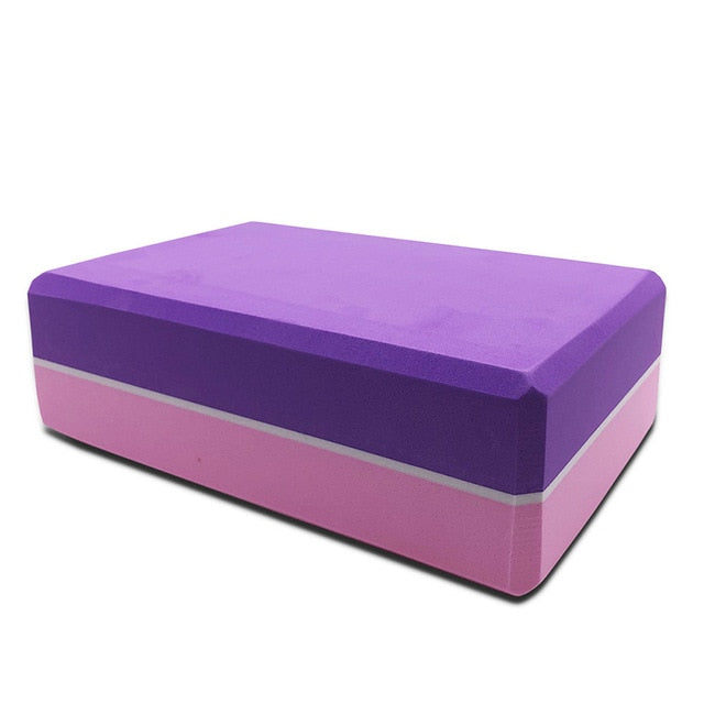 Yoga Block Brick Sports Exercise Gym Foam Workout Stretching Aid